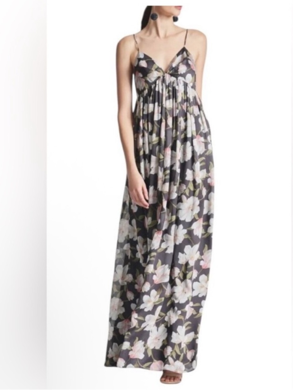 Sachin + Babi Jessica Gown Ebony Floral Size 16W NWT $285